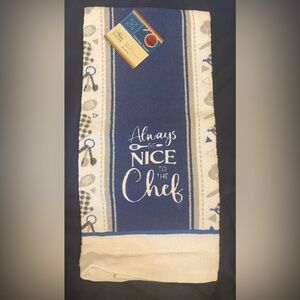 Home Collection Kitchen Towel – “Always Be Nice to the Chef”